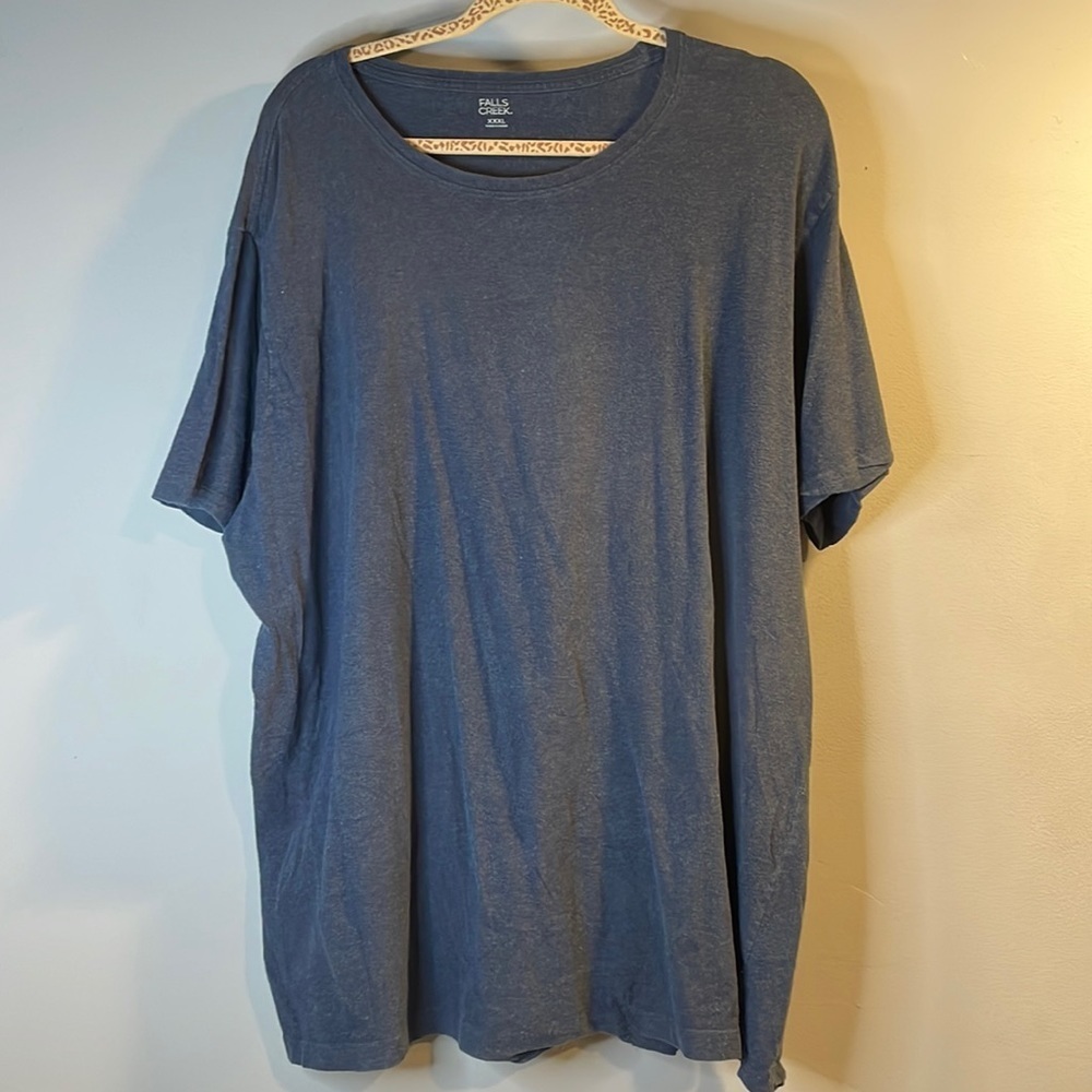 Heathered Navy Basic Tee Shirt - image 1